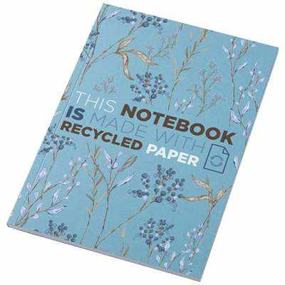 Blocco note formato A5 con copertina morbida riciclata e 50 fogli Novella Austen - cod. P210249