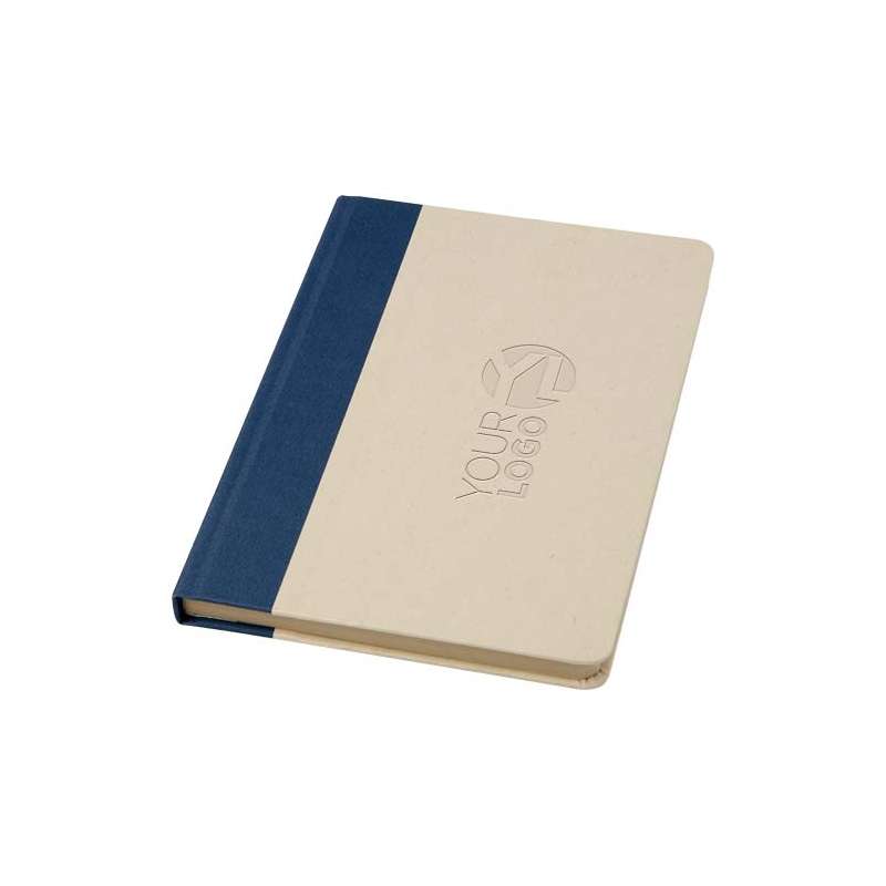 Blocco note A5 con logo e scritte e 80 fogli a righe - cod. P107923