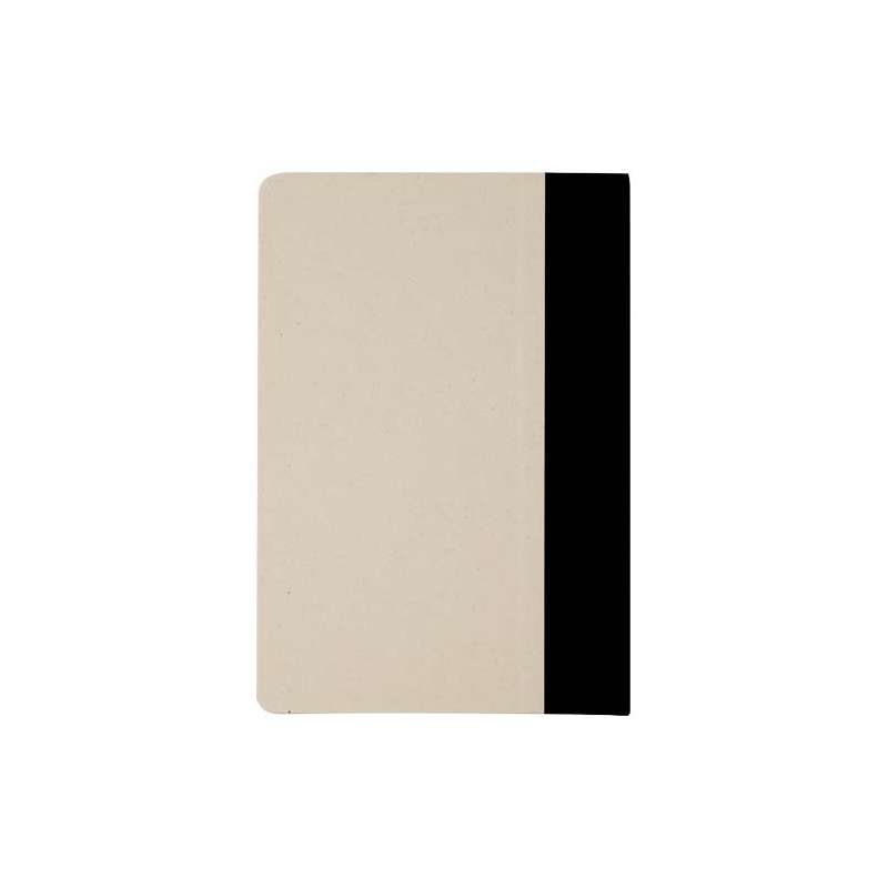 Blocco note A5 con logo e scritte e 80 fogli a righe - cod. P107923