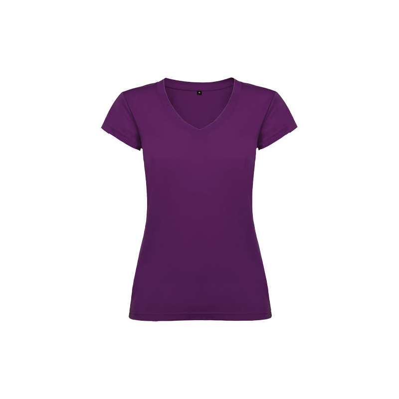T-shirt con scollo a V da donna - cod. PR6646