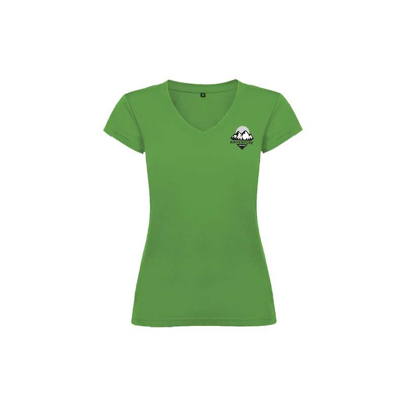 T-shirt con scollo a V da donna - cod. PR6646