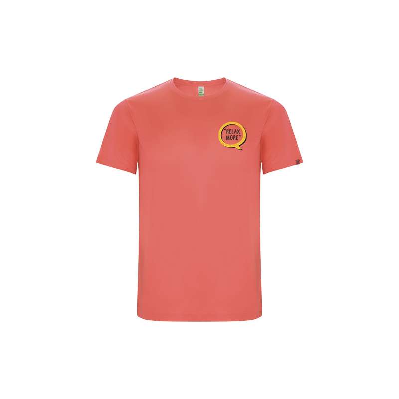 T-shirt sportiva a maniche corte da uomo personalizzata con scritte - cod. PR0427