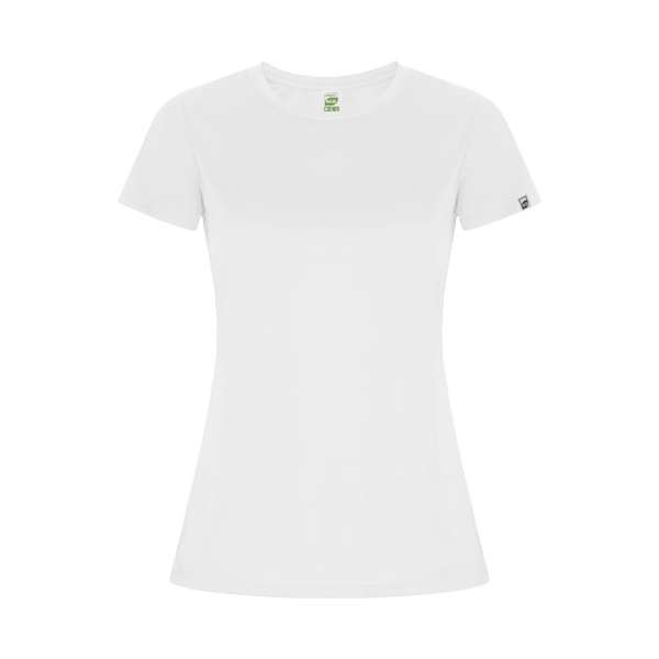 T-shirt sportiva personalizzata con logo a maniche corte da donna - cod. PR0428