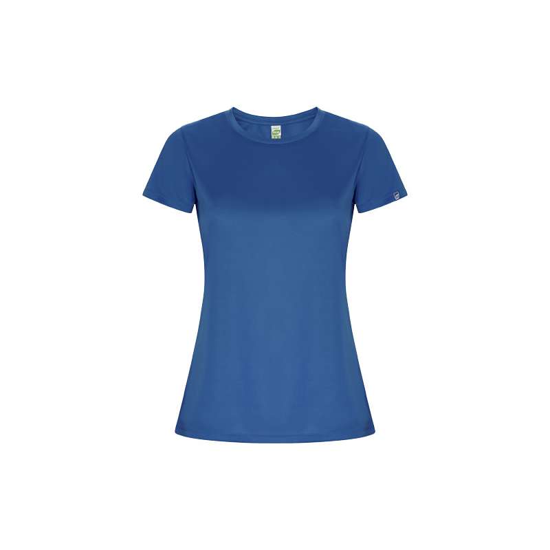 T-shirt sportiva personalizzata con logo a maniche corte da donna - cod. PR0428