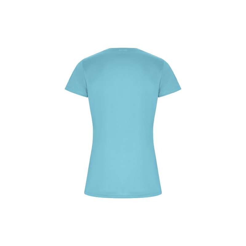 T-shirt sportiva personalizzata con logo a maniche corte da donna - cod. PR0428