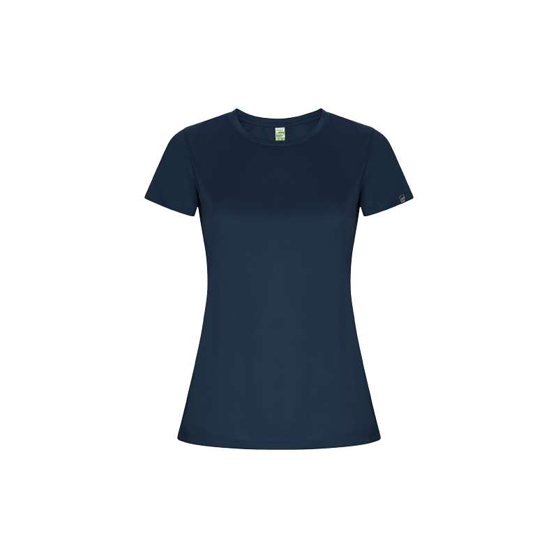 T-shirt sportiva personalizzata con logo a maniche corte da donna - cod. PR0428