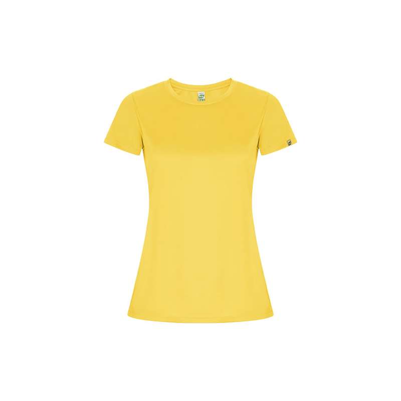 T-shirt sportiva personalizzata con logo a maniche corte da donna - cod. PR0428