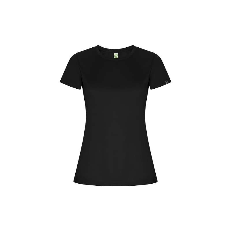 T-shirt sportiva personalizzata con logo a maniche corte da donna - cod. PR0428