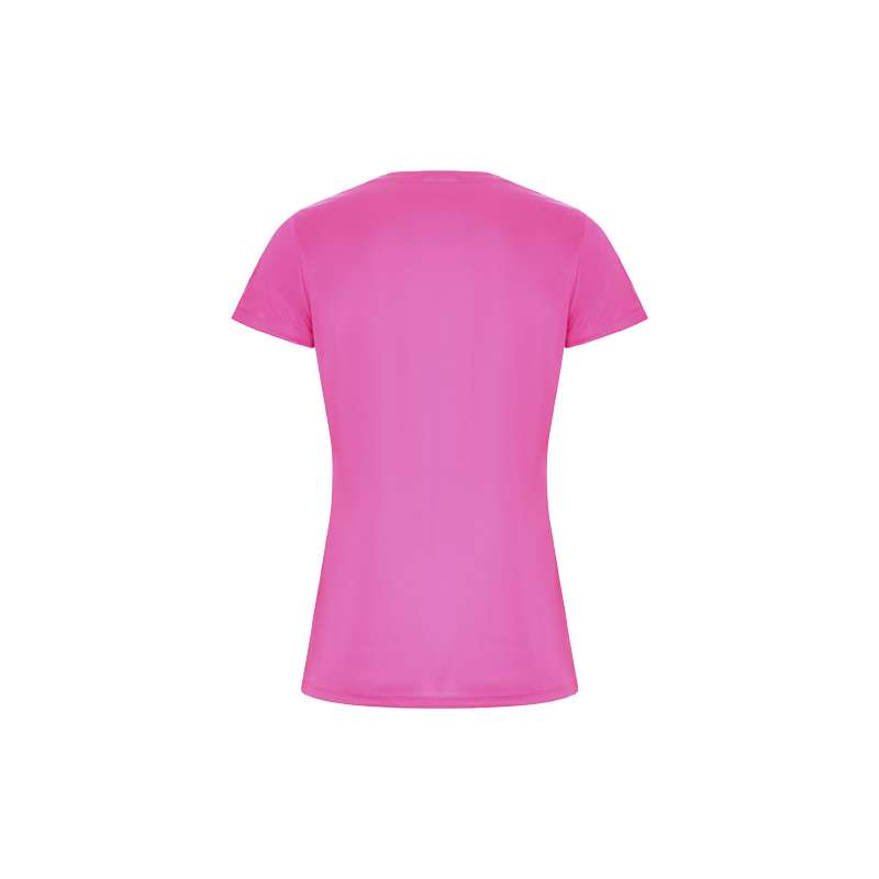 T-shirt sportiva personalizzata con logo a maniche corte da donna - cod. PR0428
