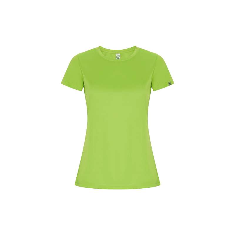 T-shirt sportiva personalizzata con logo a maniche corte da donna - cod. PR0428