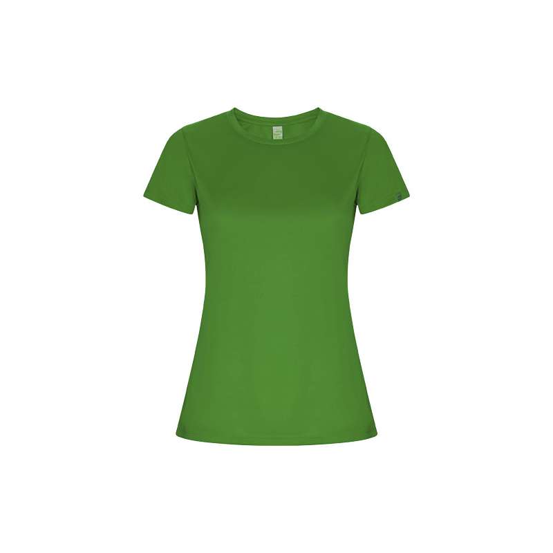 T-shirt sportiva personalizzata con logo a maniche corte da donna - cod. PR0428