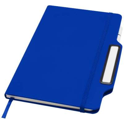 Blocco note formato A5 con copertina rigida e combinazione di penna e matita Nexus - cod. P107969