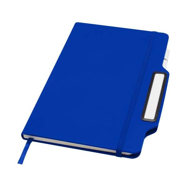 Blocco note formato A5 con copertina rigida e combinazione di penna e matita Nexus - cod. P107969