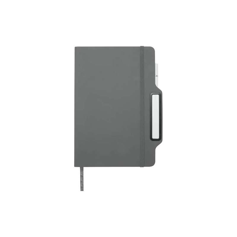 Blocco note formato A5 con copertina rigida e combinazione di penna e matita Nexus - cod. P107969