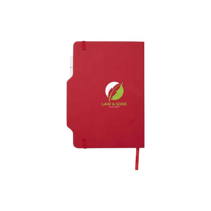 Blocco note formato A5 con copertina rigida e combinazione di penna e matita Nexus - cod. P107969