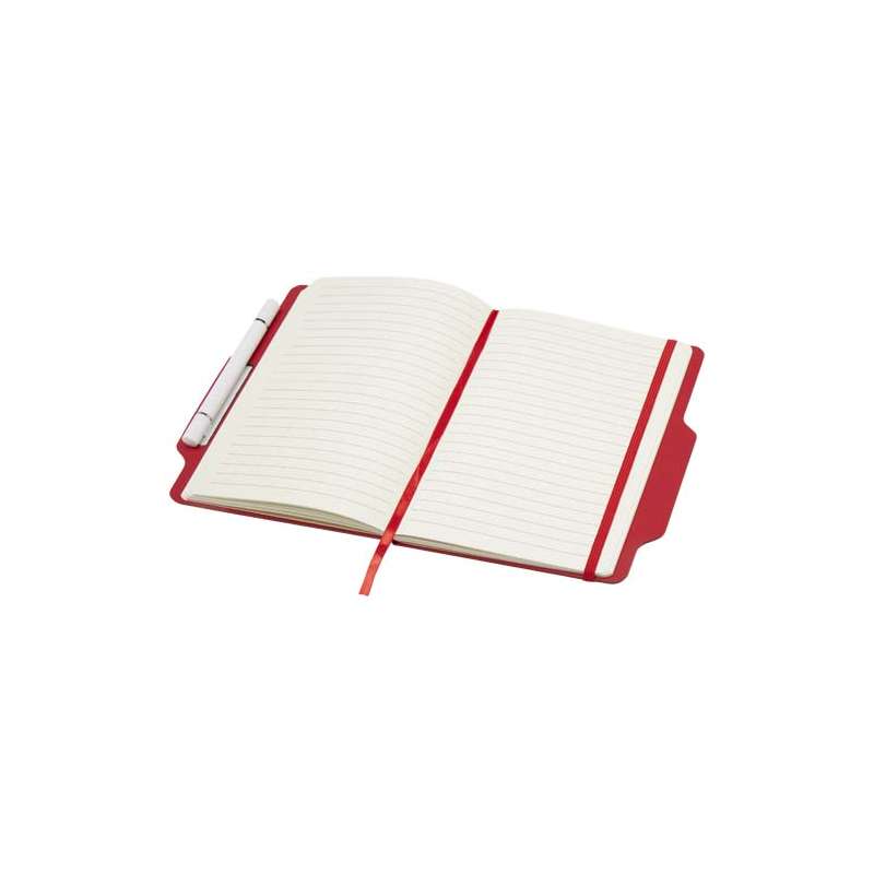 Blocco note formato A5 con copertina rigida e combinazione di penna e matita Nexus - cod. P107969