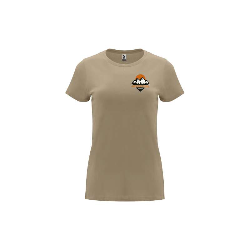 T-shirt a maniche corte da donna da serigrafare con scritte - cod. PR6683