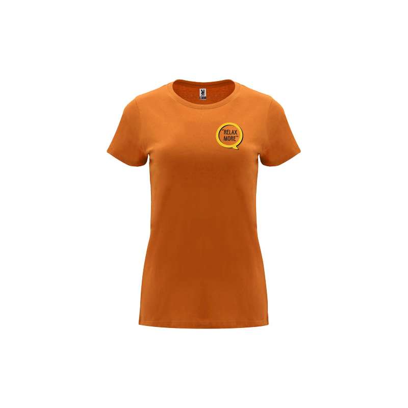 T-shirt a maniche corte da donna da serigrafare con scritte - cod. PR6683