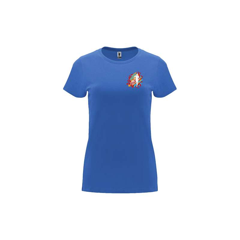 T-shirt a maniche corte da donna da serigrafare con scritte - cod. PR6683