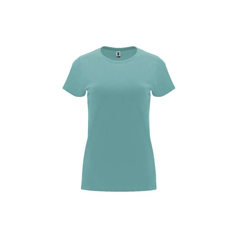 T-shirt a maniche corte da donna da serigrafare con scritte - cod. PR6683