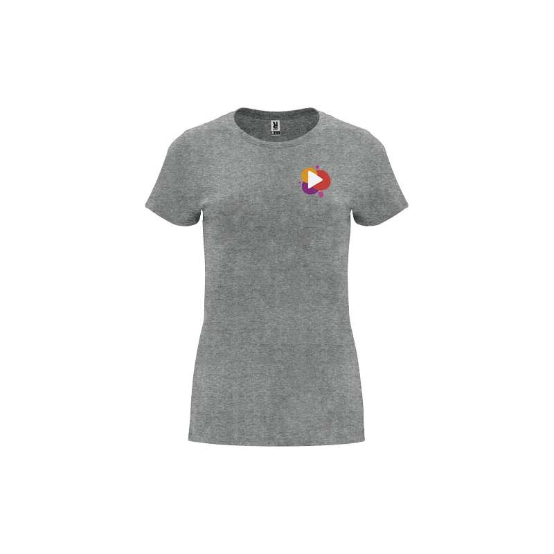 T-shirt a maniche corte da donna da serigrafare con scritte - cod. PR6683