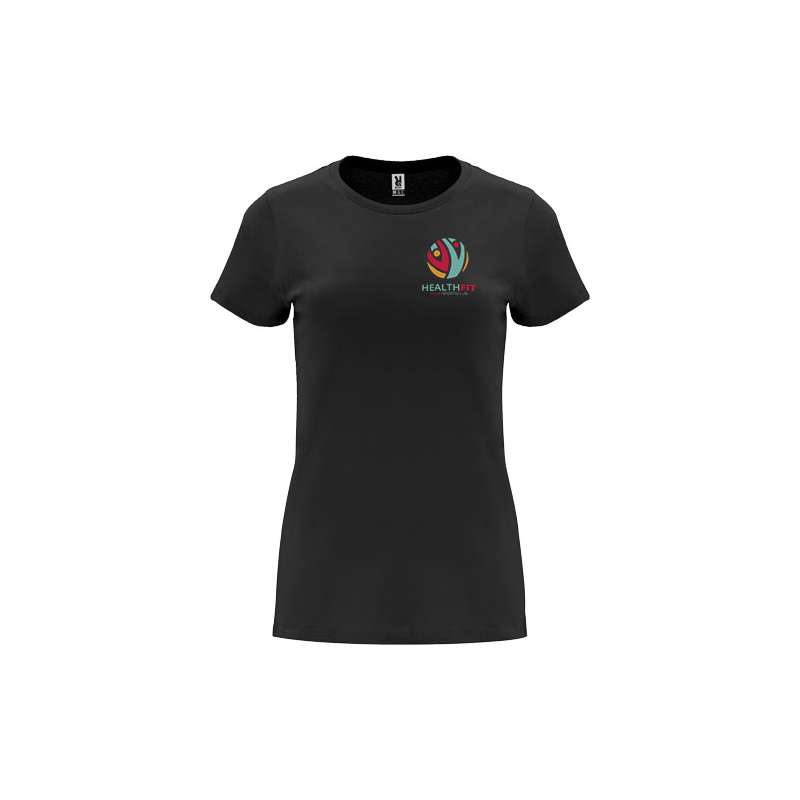 T-shirt a maniche corte da donna da serigrafare con scritte - cod. PR6683