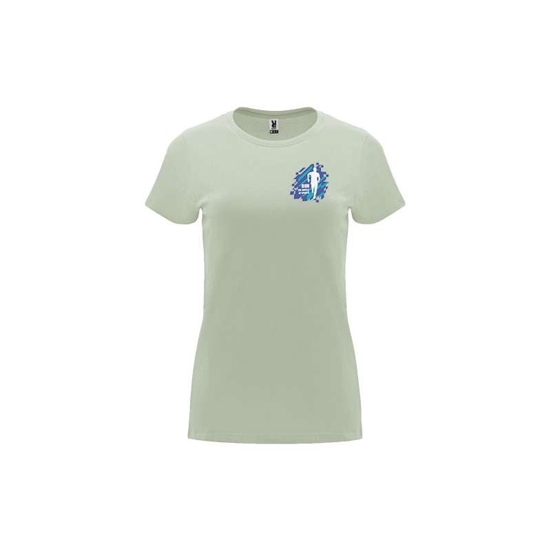T-shirt a maniche corte da donna da serigrafare con scritte - cod. PR6683