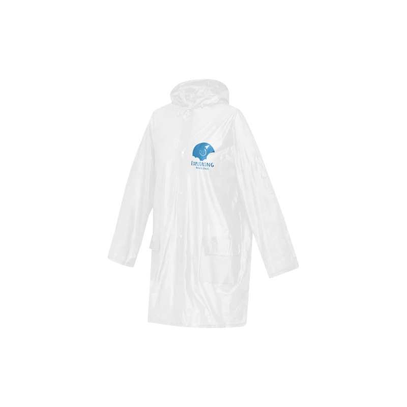 Impermeabile con scritte stampate - cod. P113330