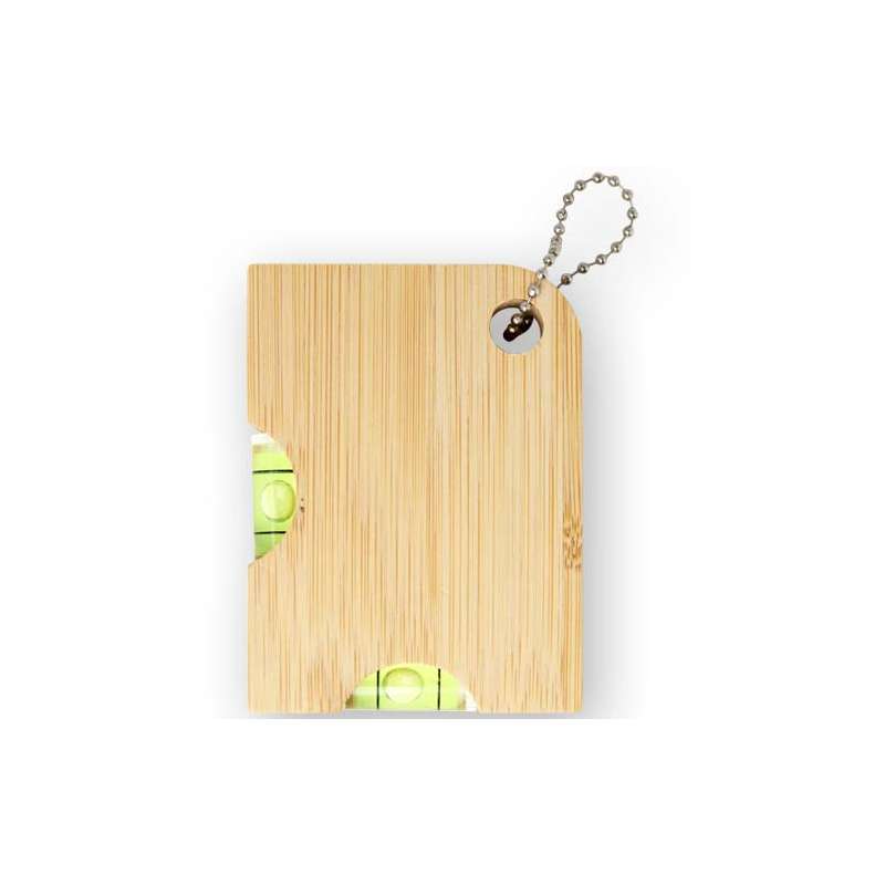 Stampa apribottiglie in bambù con livella - cod. P113380