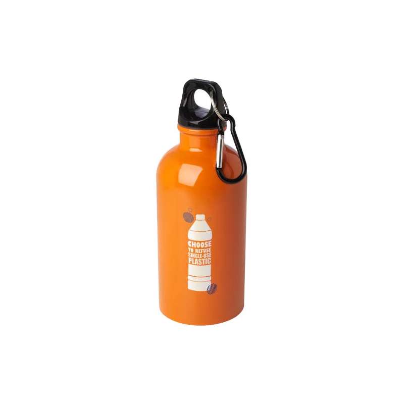 Borraccia da 400 ml in acciaio inossidabile - cod. P100860