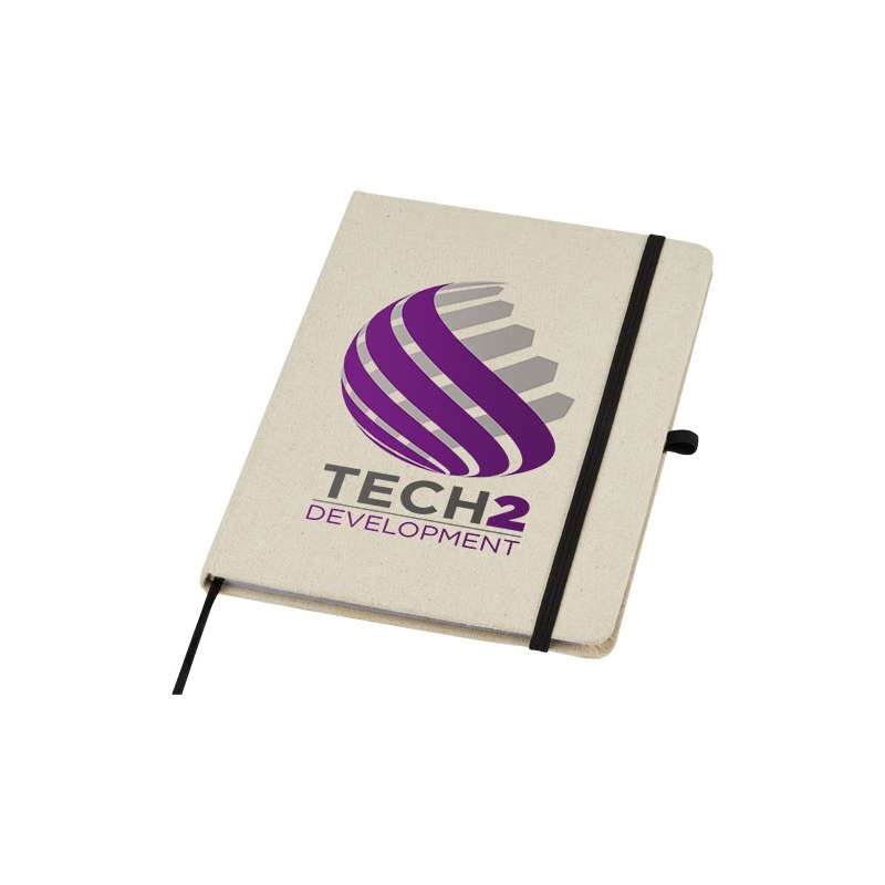 Blocco note con scritte serigrafate da 120 pagine a righe - cod. P107813