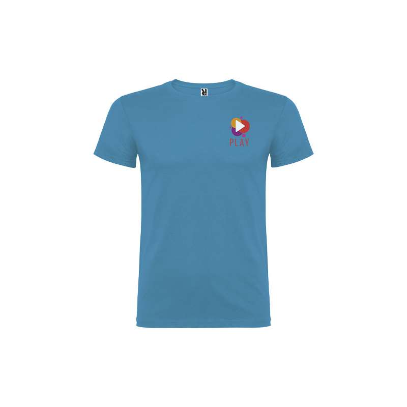 T-shirt con girocollo a doppio strato a maniche corte - cod. PR6554