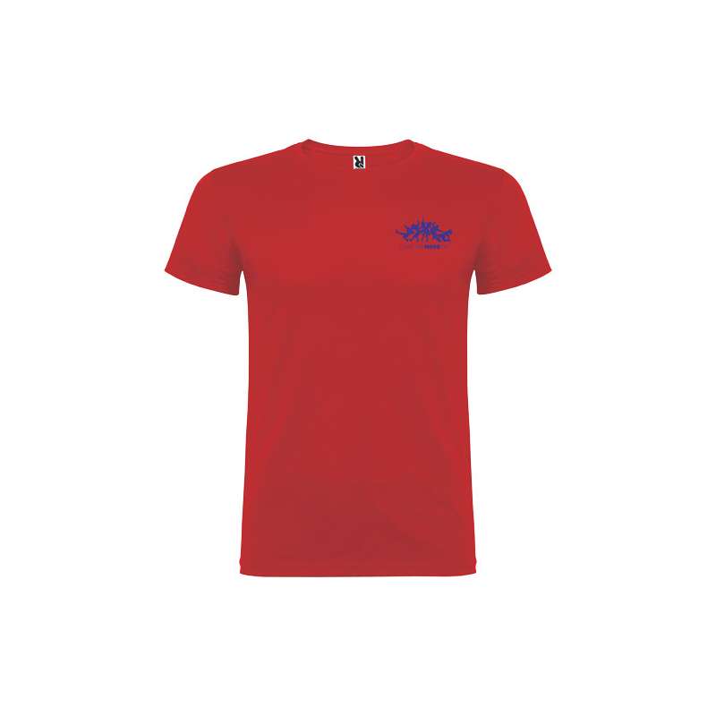 T-shirt con girocollo a doppio strato a maniche corte - cod. PR6554