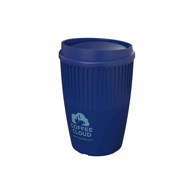 Bicchiere da 350 ml con tappo da stampare - cod. P210745