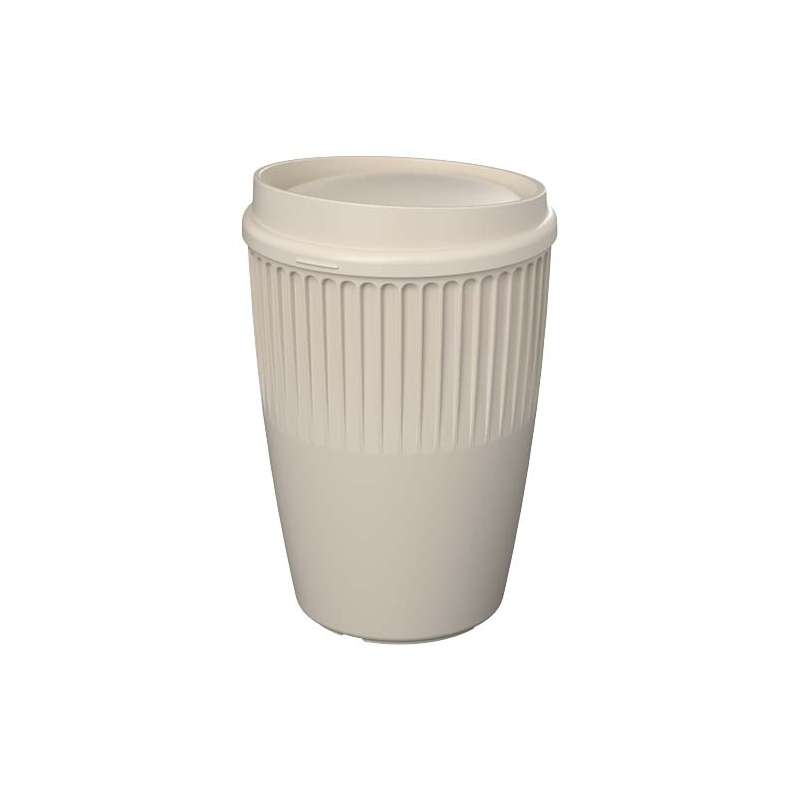 Bicchiere da 350 ml con tappo da stampare - cod. P210745