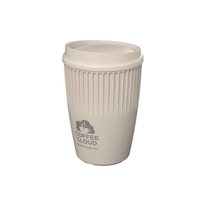 Bicchiere da 350 ml con tappo da stampare - cod. P210745