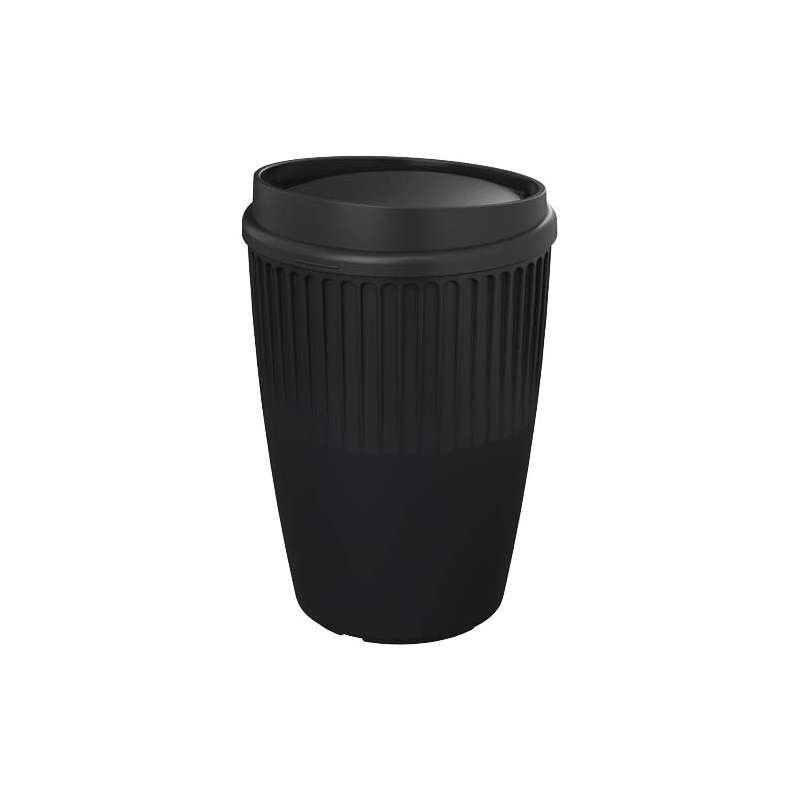 Bicchiere da 350 ml con tappo da stampare - cod. P210745