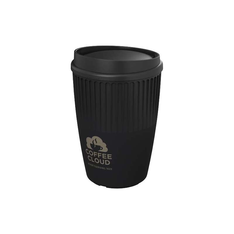 Bicchiere da 350 ml con tappo da stampare - cod. P210745