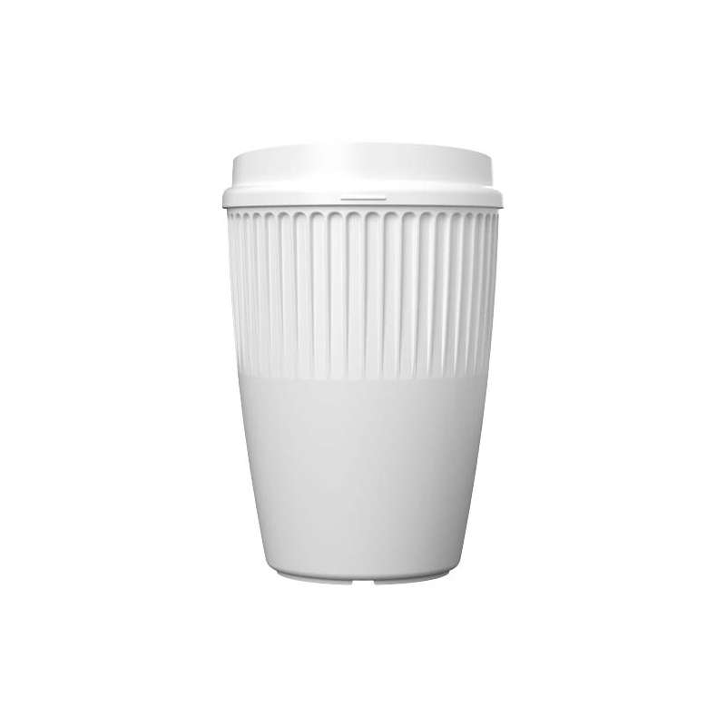 Bicchiere da 350 ml con tappo da stampare - cod. P210745