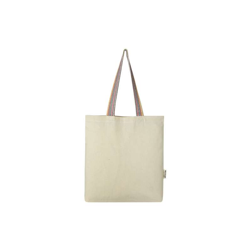 Tote bag in cotone personalizzabile con scritte 37x38x3,5 cm. - cod. P120642