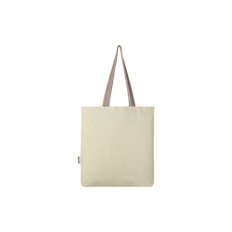 Tote bag in cotone personalizzabile con scritte 37x38x3,5 cm. - cod. P120642