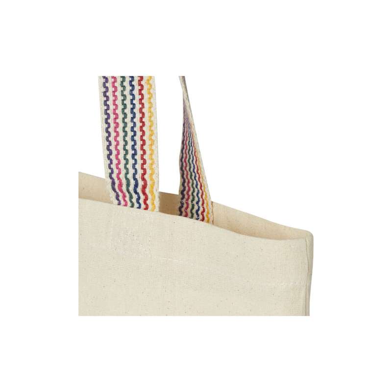 Tote bag in cotone personalizzabile con scritte 37x38x3,5 cm. - cod. P120642