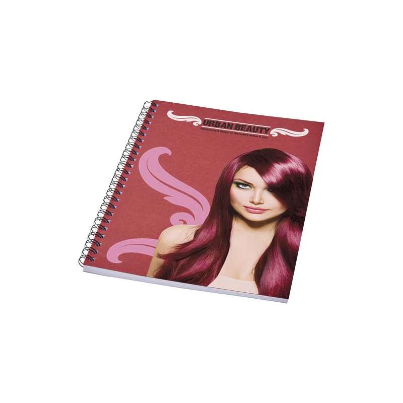 Blocco note A5 con scritte stampate con spirale - cod. P210187