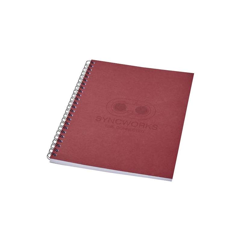 Blocco note A5 con scritte stampate con spirale - cod. P210187