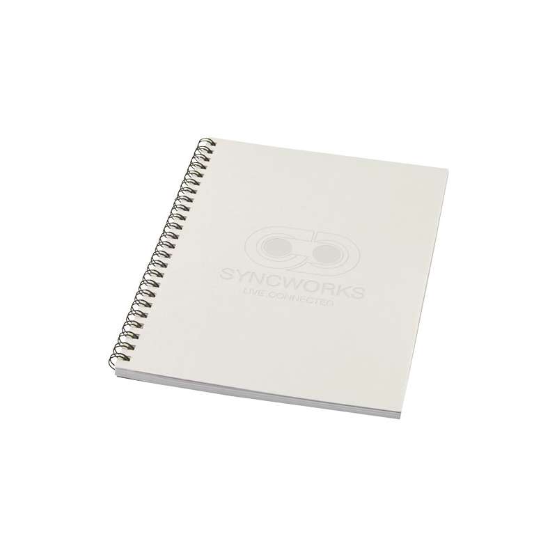 Blocco note A5 con scritte stampate con spirale - cod. P210187