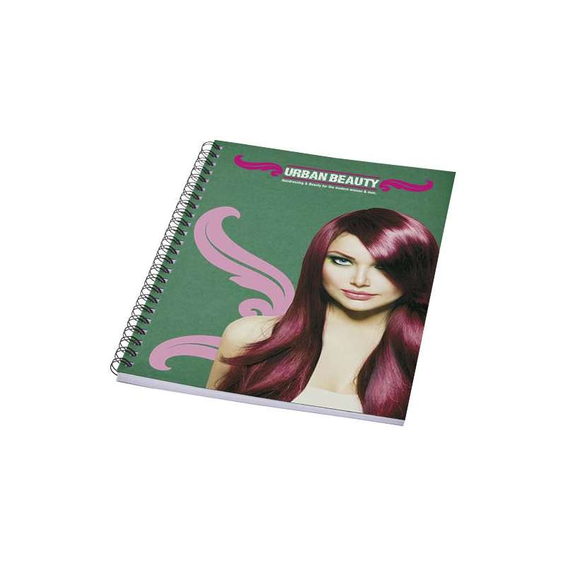 Blocco note A5 con scritte stampate con spirale - cod. P210187