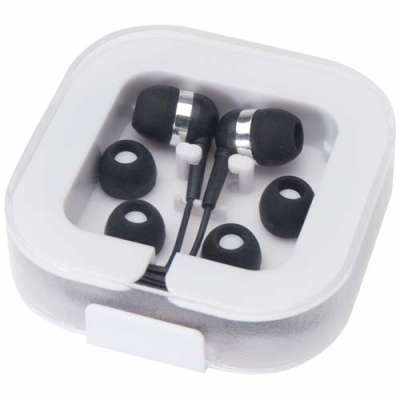 Auricolari tipo C cablati con astuccio in plastica riciclata Dofida - cod. P124437