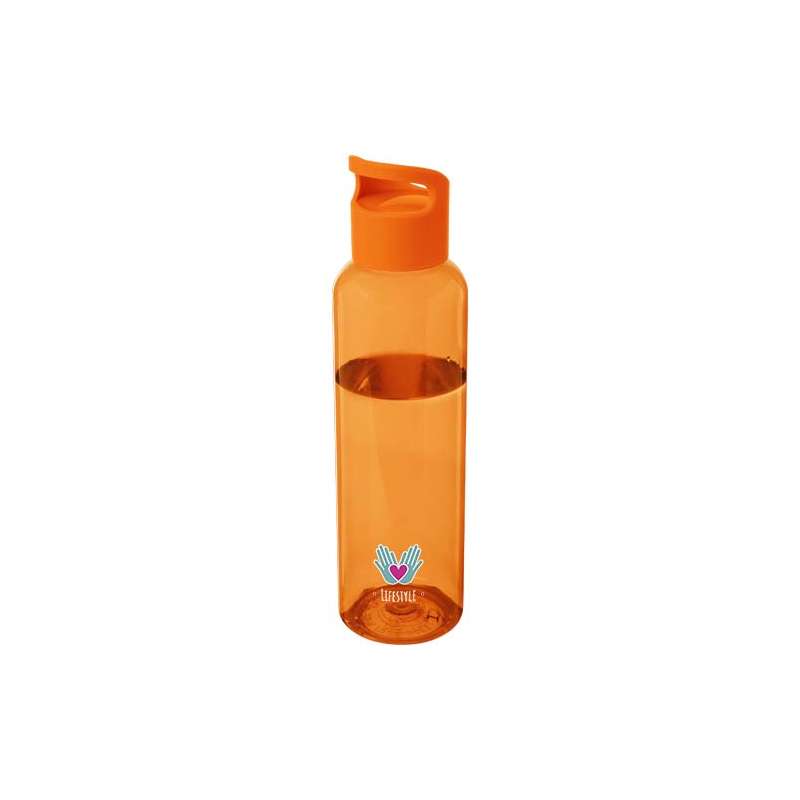 Borraccia in plastica riciclata da 650 ml da personalizzare con logo - cod. P100777