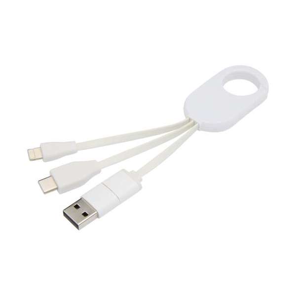 Cavo di ricarica 4-in-1 personalizzato con logo - cod. P124435
