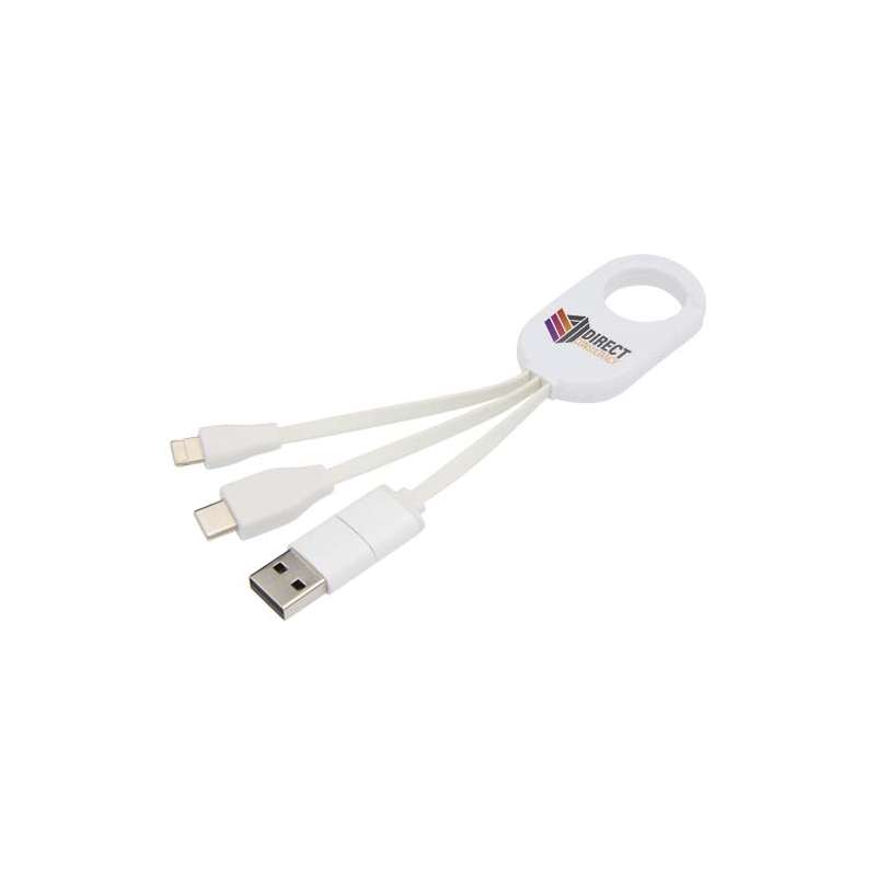 Cavo di ricarica 4-in-1 personalizzato con logo - cod. P124435